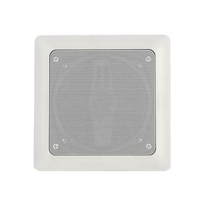 7 in. W. MusicTherapy Speaker in Square White by Mr. Steam