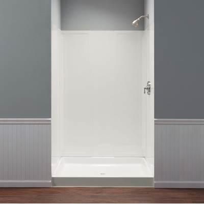 Durawall Shower Wall, White, Fits up to 60'' Wx40.5'' D Alcove by Mustee And Sons