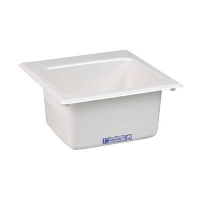 Bar Sink, 15''x15'', White by Mustee And Sons