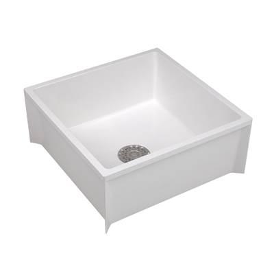 Mop Service Basin, 24''x24''x10'', For 3'' DWV by Mustee And Sons
