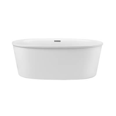 ADEL ACRYLIC CXL FREESTANDING SOAKER - BISCUIT (57.25x31) by MTI Baths