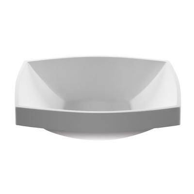 ADRIAN SCULPTURESTONE SEMI-RECESSED - MATTE BISCUIT (23.75X17.625) by MTI Baths