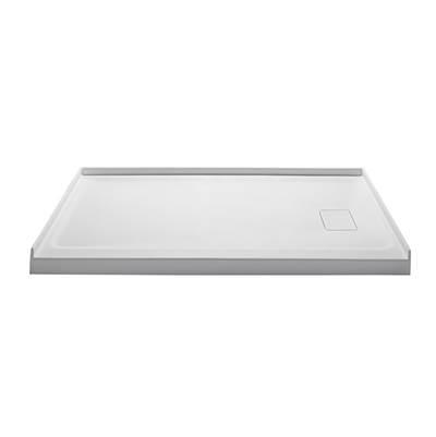 MTI Baths 6030 Dolomatte LH Drain 3-SIDED Integral TILE Flange - White - Matte White by MTI Baths