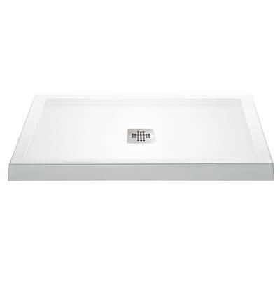 MTI Baths 6032 Dolomatte Center Drain Multi Threshold - White - Matte White
