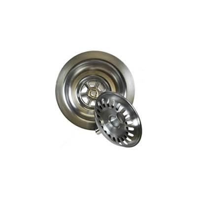 Classic 1/4 3-1/2'' Deluxe Stemball Kitchen Sink Strainer - Black Nickel by Mountain Plumbing