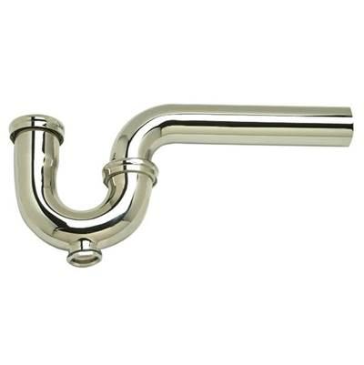 1-1/2'' P-Trap - Traditional Style with Clean-Out Plug - Antique Brass by Mountain Plumbing