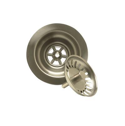 Classic 1/4 3-1/2'' Deluxe Stemball Kitchen Sink Strainer - Antique Brass