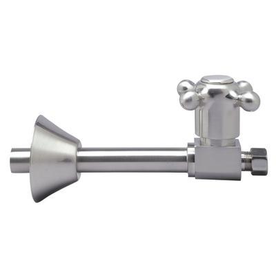 Brass Cross Handle with 1/4 Turn Ceramic Disc Cartridge Valve - Lead Free - Straight Sweat by Mountain Plumbing