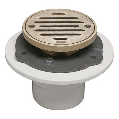 4'' Round Complete Shower Drain - ABS by Mountain Plumbing