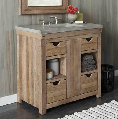 Vintner's 36'' Vanity in Chardonnay