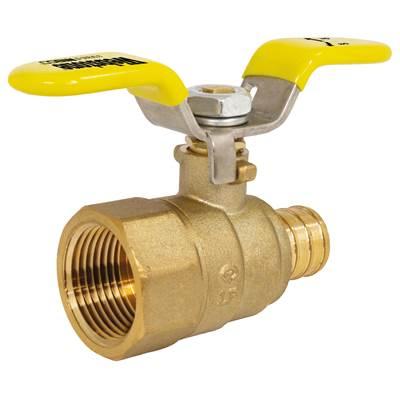 1 F1807 Pex X Fnpt Lf Bl Vlv With Ss Wing by Nibco