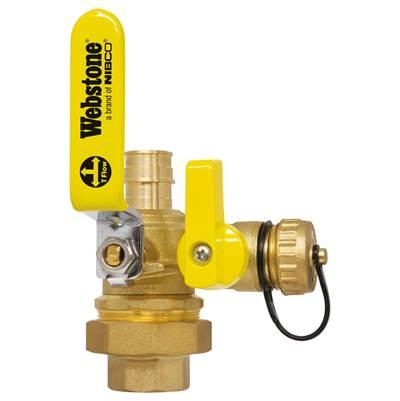 1 F1960 Pex Lf Union Ball Drain by Nibco