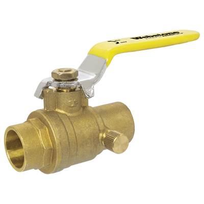 1 CxC Lf Fp Br Bl Vlv With Bleeder by Nibco