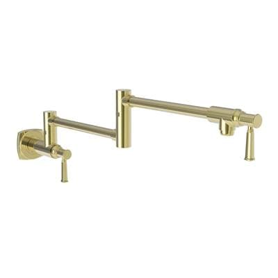 Newport Brass Zemora Pot Filler - Wall Mount - Forever Brass Pvd