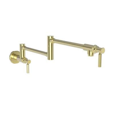 Newport Brass Heaney Pot Filler - Wall Mount - Forever Brass Pvd by Newport Brass