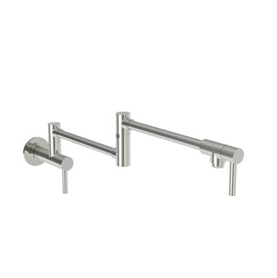 Newport Brass East Linear Pot Filler - Wall Mount - Polished Nickel Pvd