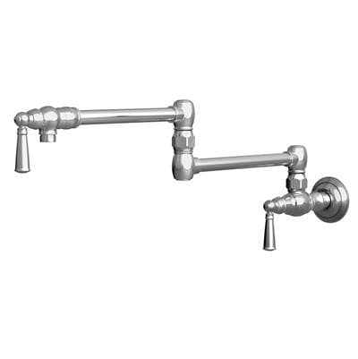 Newport Brass Jacobean Pot Filler - Wall Mount - Aged Brass by Newport Brass