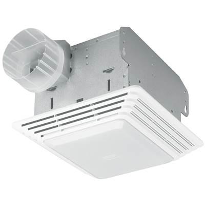 50 CFM Ceiling Bathroom Exhaust Fan with Light by Broan Nutone