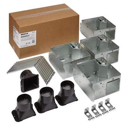 Ventilation Fan Light Housing Pack with Flange Kit by Broan Nutone