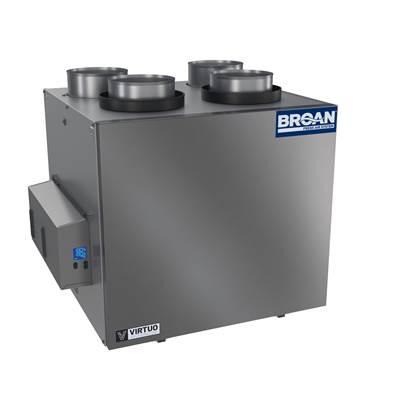 AI Series 180 CFM Energy Recovery Ventilator (ERV) Top Port by Broan Nutone