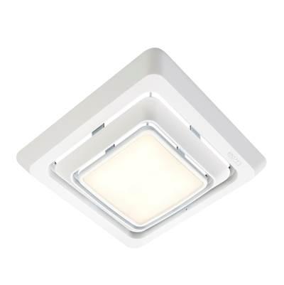 Easy Install Ceiling Exhaust Fan Grille/Cover with LED Light (single unit) by Broan Nutone