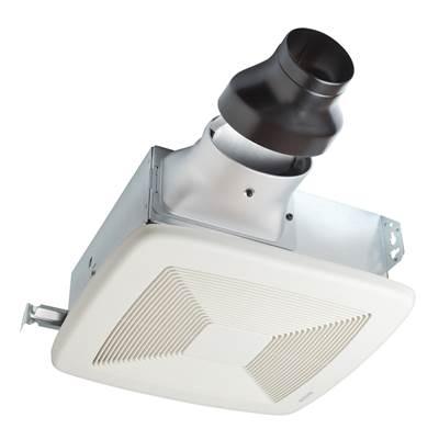 LoProfile 80 CFM Ventilation Fan, 1.0 Sones; ENERGY STAR Certified