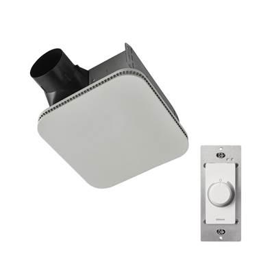 Broan Roomside 110 cfm, 1.0 Sone Fan CleanCover Energy Star with Infinitely Adjustable Speed Control Switch by Broan Nutone