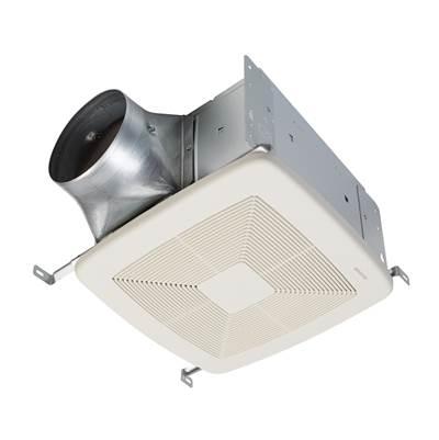 QT DC Series 110-130-150 Selectable CFM Ventilation fan, <0.3-0.4-0.7 Sones, ENERGY STAR Certified