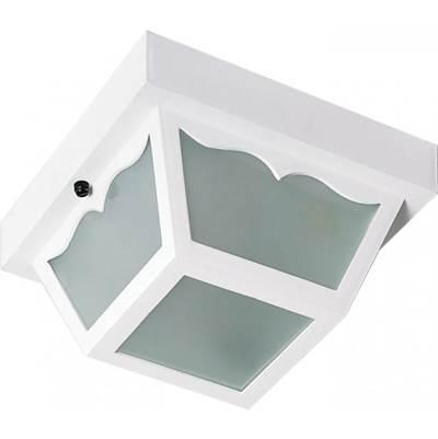 2 Light Poly Carport Flush by Nuvo