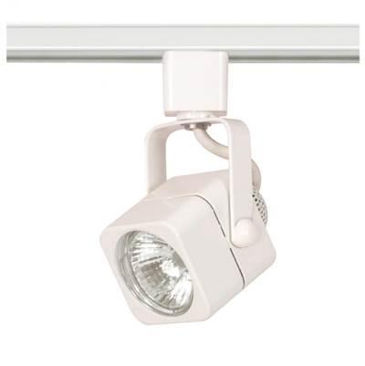 1 Light Track Head Square MR16 White