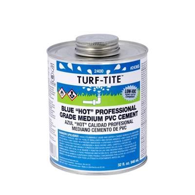 Blue Turf-Tite Pvc Cement Gal by Oatey