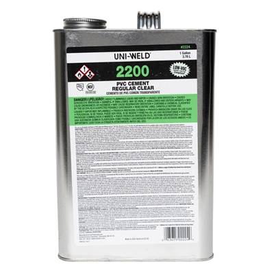Clear Regular Body Pvc Cement Gal