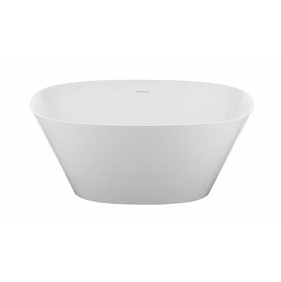 Acquabella Islita Mineral Composite Soaker - Gloss White (66.75x32.75)