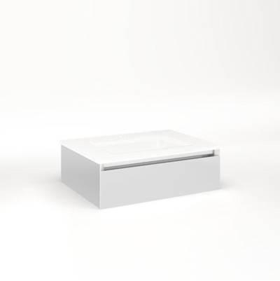 CARTESIAN, 24X7.5X18, SAT WHT, FIX - Satin White by Robern