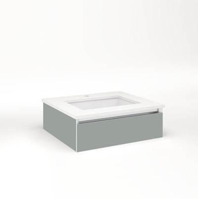 CARTESIAN, 24X7.5X21, MAT GRY, FIX, SNL - Matte Gray