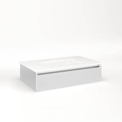 CARTESIAN, 30X7.5X18, SAT WHT, FIX - Satin White by Robern