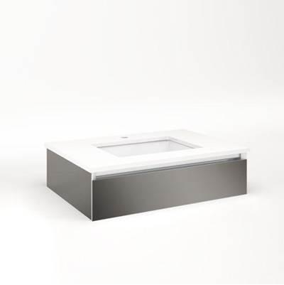 CARTESIAN, 30X7.5X21, TGM, FIX - Tinted Gray Mirror by Robern