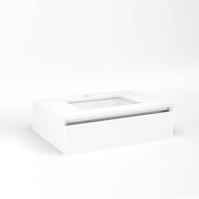 CARTESIAN, 30X7.5X21, MAT WHT, FIX - Matte White