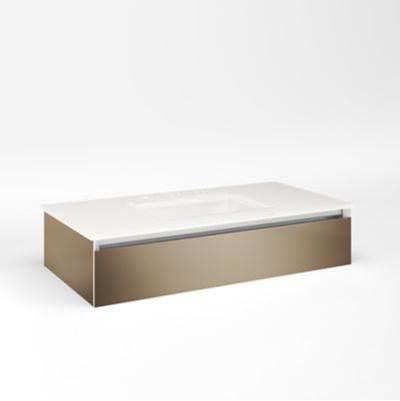 Cartesian, 36X7.5X18,Sat Brnz,Plumb, Snl by Robern