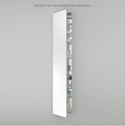 M Series Cabinet, 20'' x 70'' x 8'', Full Length, Satin White, Left Hinge, Electric