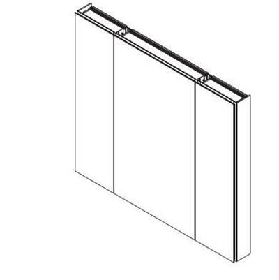 4 X 26'' PL Portray Side Mirror And Ganging Kit For Surface Mounted Cabinets by Robern