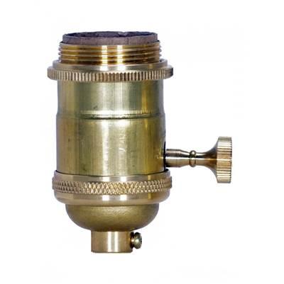 4 Pc 3 Way Solid Brass T/k Unfinished by Satco