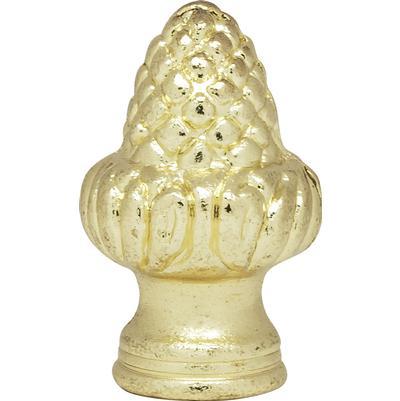 1-3/4'' Brass Finish Acorn Finial by Satco