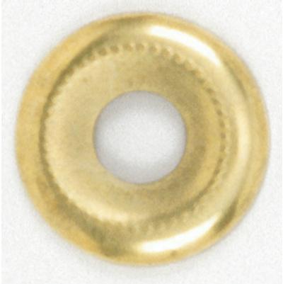 1 1/8 Beaded Brass Plated Washer by Satco