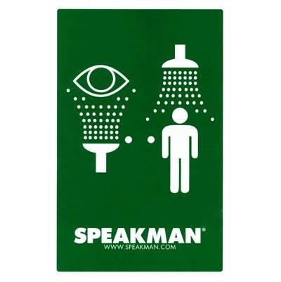 Speakman Emergency Shower & Eyewash Sign