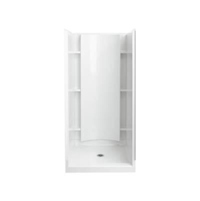 Accord 36-1/4'' x 36'' x 75-3/4'' shower stall with center drain