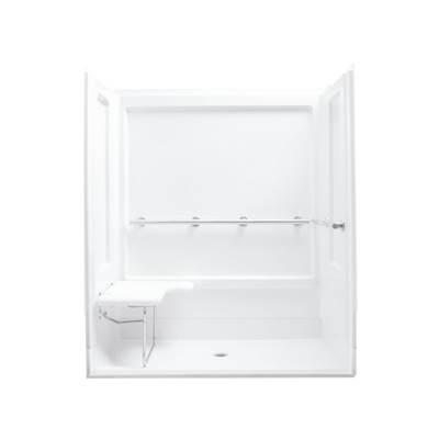 63-1/2'' x 39-3/8'' seated shower by Sterling Plumbing