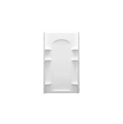 EnsembleE 34'' x 72-1/2'' curve shower back wall with Aging in Place backerboard