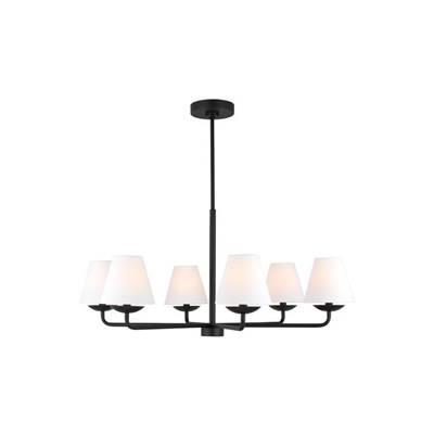 Albion Large Chandelier Midnight Black