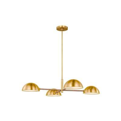 Balleroy Large Chandelier Burnished Brass